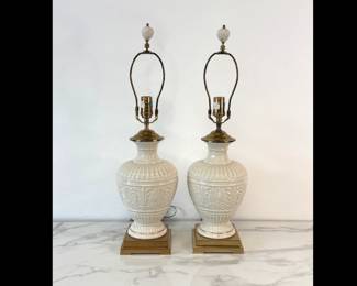 Lot 8122 Lenox Athenian Collection Lamps