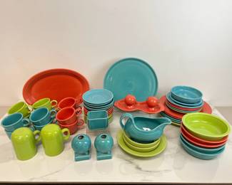 Lot 7952 Vintage Fiesta Ware Dishes
