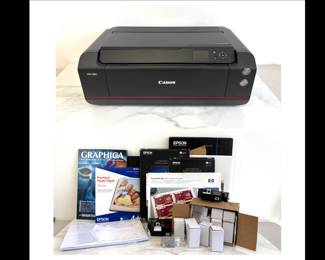Lot 8019 Canon ImagePrograf Pro1000 Professional Photographic Inkjet Printer More