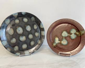 Lot 8101 Studio Pottery Signed Conrad Reiser Decorative Plates