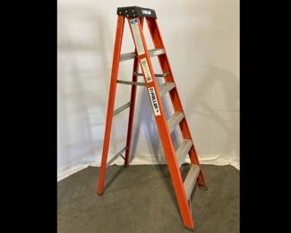 Lot 8699 Keller Model 870 6ft Fiberglass Step Ladder