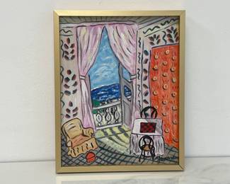 Lot 8043 In the Style if Henri Matisse Early Years Art Signed Sherman