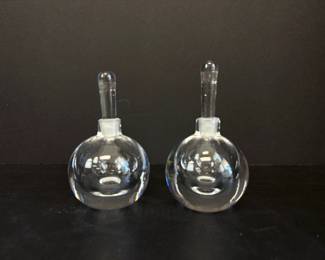 Lot 7994 Orrefors Crystal Miniature Perfume Bottles