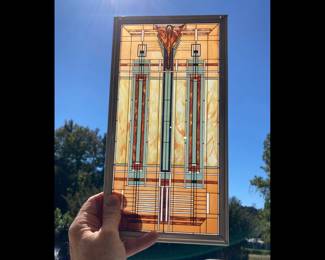 Lot 8680 Glassmasters Frank Lloyd Wright Bradley Skylight