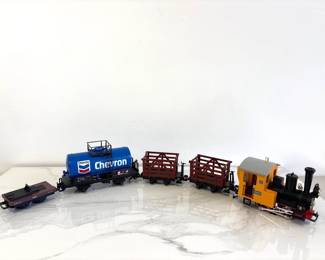 Lot 8009 Lehmann LGB G Scale Model Train Engine Cars