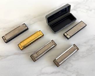 Lot 8018 M Hohner Harmonicas Made in Germany China