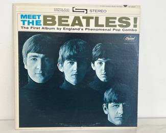 Lot 7957 Meet The Beatles First Vinyl Record Album