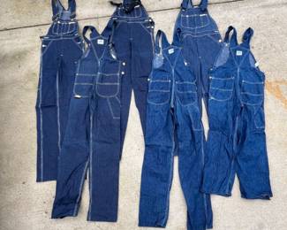vintage deadstock big kids denim LEE overalls