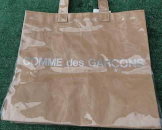 Comme des Garvon paper bag tote nwt