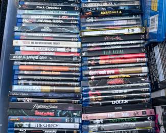 Blu Ray- all genre- horror, classic, cult, boutique labels- vinegar syndrome, criterion, arrow ..etc 