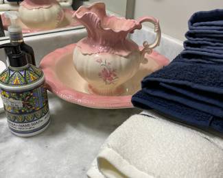 WASH BOWL & PITCHER