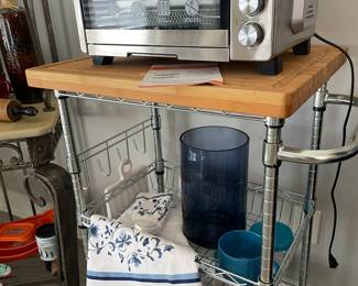 CART & TOASTER OVEN