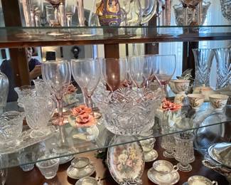 CRYSTAL & CHINA TEACUPS