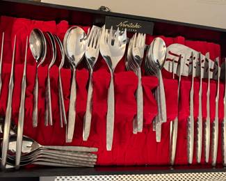 Vtg Noritake Allegro flatware set