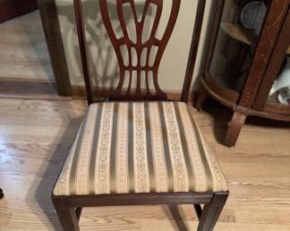 Chippendale style chairs that go with pedestal round table