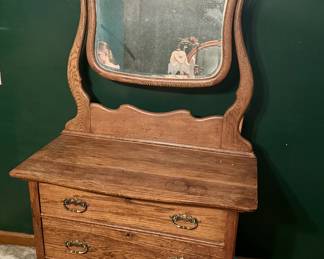 Antique oak dresser
