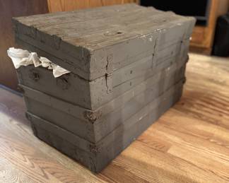 Antique distressed chest