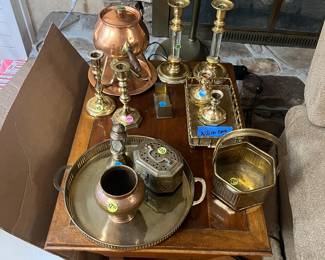 Brass decorations 