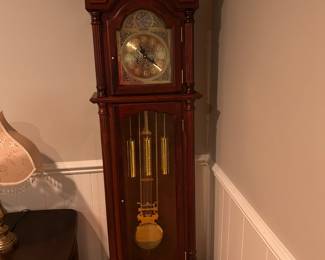 Grandfather clock.