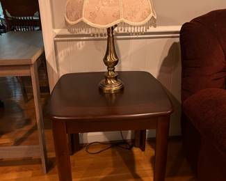A pair of these end tables and lamps.
