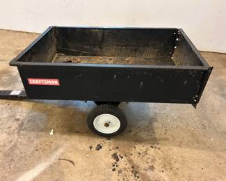 Lawn tractor trailer.