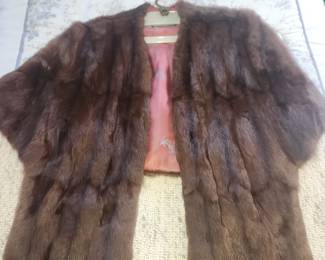 Mink cape