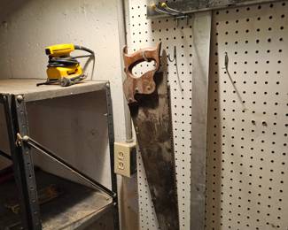 Hand Saw, Palm Sander