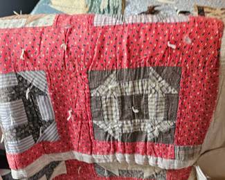 Vintage Hand-made Patchwork Quilt