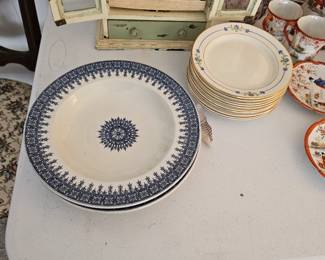 Royal Worcester Blue and White Plates