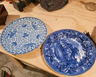 Blue & White Plates