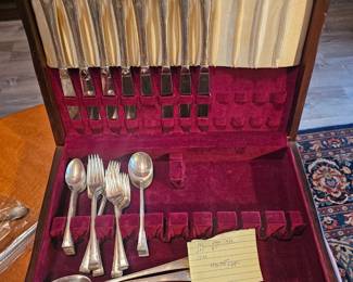 Silver Flatware set in Box