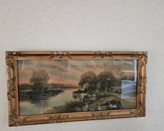 Large Framed Landscape Picture