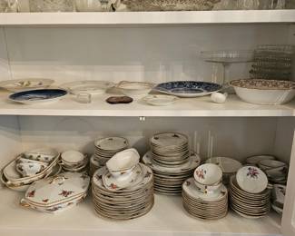 Fine China Set, Serving Plates and Bowls