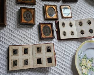 Antique Tintype Daguerreotype Portraits