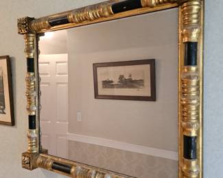 Large Golden Wall Mirror