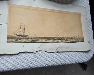 Print - Ship Sailing