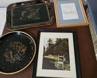 Russian Khokhloma Ware, Framed Art Work