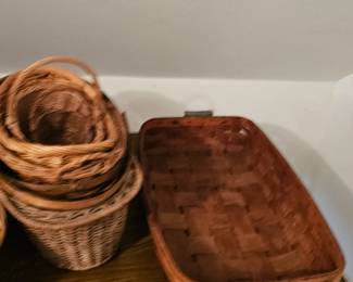 Assorted Wooden Baskets