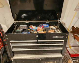 Craftsman Tool Box Filled with Goodies