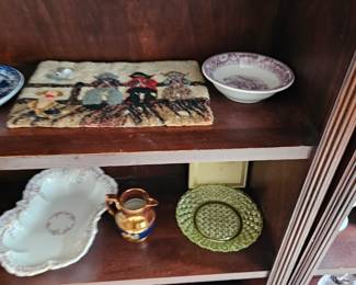 Vintage EAPG (Early American Pattern Glass)/Vaseline Glass Dish