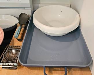 Egg Slicer, Large Cast Iron Pan, Mixing Bowl