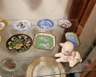 Lamb Figurine, Small Decorative Plates