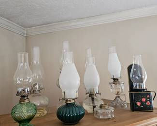 Glass Oil Lamps