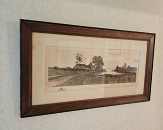 Framed Farmhouse Picture