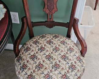 Antique Victorian Parlor Chair