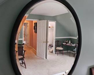 Vintage Oval Wall Mirror