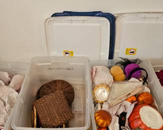 Fall Decorations, Baskets