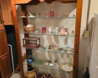 Bean Pots, Blue Lantern, Pink Glass, Tea Set, Glass Box, Figures