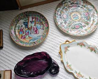 Chinese Porcelain Plate, Chinese Famille Rose Plate