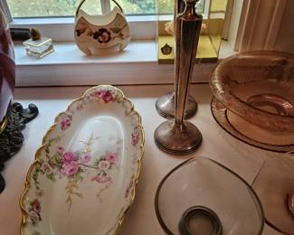 Candlestick Holders, China Serving Plate, Napkin Holder